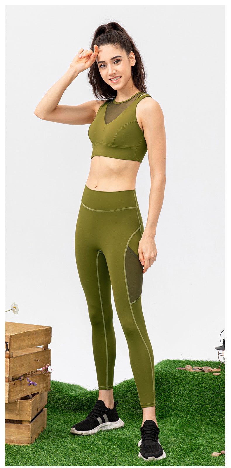 HERA FIT -  Yoga Suit /Running Training Fitness Two Piece Set