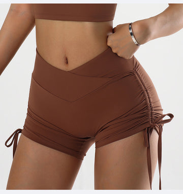 HERA FIT -  High Waist Tight/Slim Fit Stretch Yoga Workout Shorts