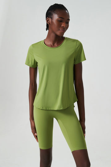 HERA FIT - Short Sleeve Yoga Suit  Two Piece Workout Sportswear