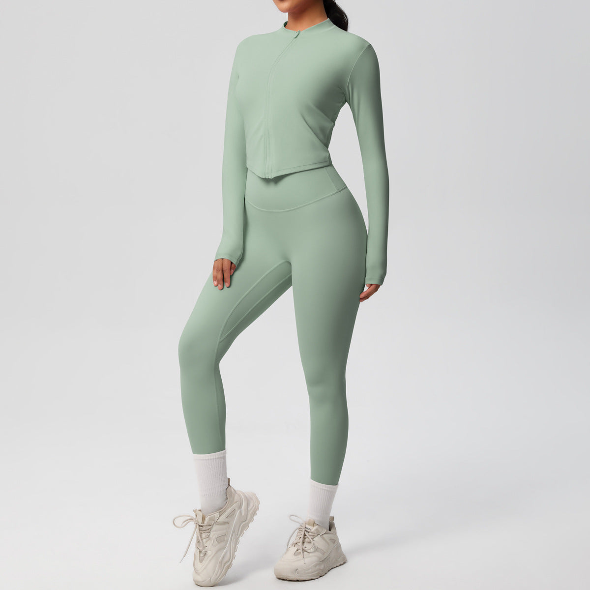 HERA FIT - Sports Long Sleeve Coat /Workout Clothes / Yoga Set