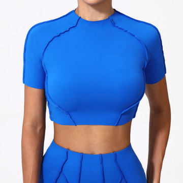 HERA FIT - Short Sleeve Top High Elastic /Sports Workout Clothes