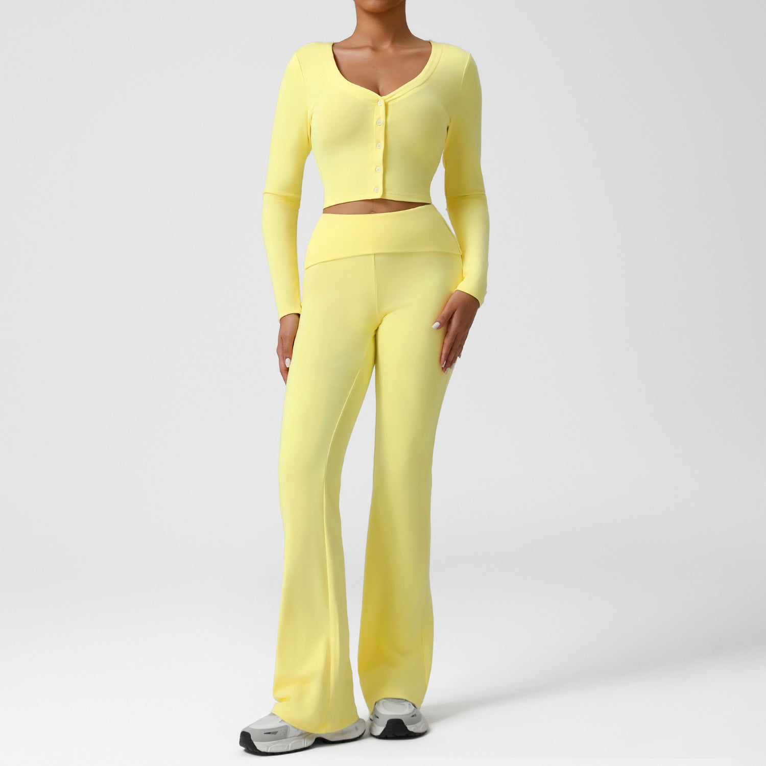HERA FIT - Yoga / Long Sleeved /Running Workout Pants Sets