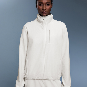 HERA FIT - Outdoor Lightweight Waterproof Sports Long Sleeve Thin Fleece Thermal Stand Collar Windproof Casual Coat Women Autumn