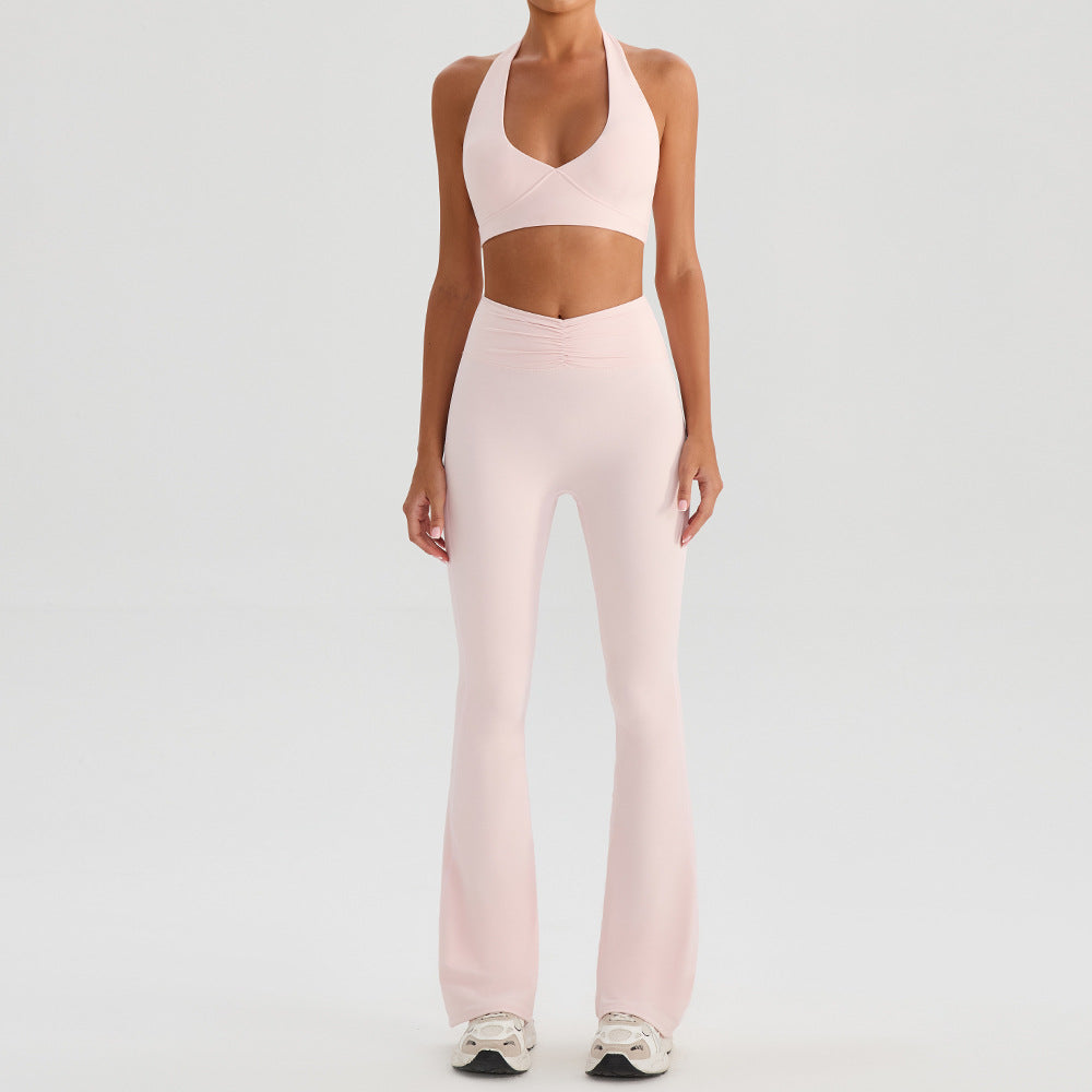 Cherry Blossom Powder: Bra Bell-Bottom Pants