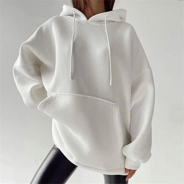 HERA FIT - Autumn /Winter Fleece/ Solid Color Hoodie for Women