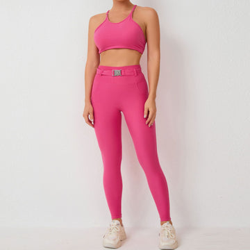 Hera Fit - Yoga Suit /Outerwear With Belt /Two Piece Set