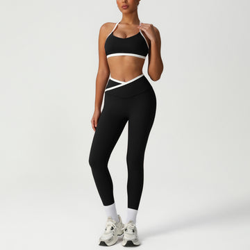 HERA FIT -  High Waist Tight Yoga Pants /Running Sports Set Workout Clothes