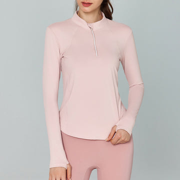 HERA FIT - Half Zipper Yoga / Long Sleeve  Workout