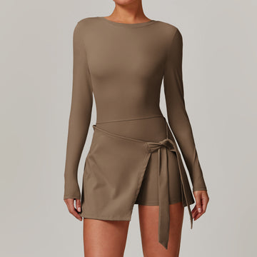 HERA FIT -Two Piece Anti Exposure Tight Sports Dress