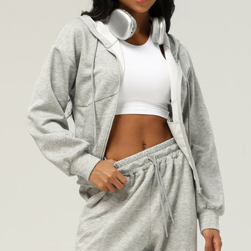 HERA FIT - Autumn Winter Sports Zipper Coat Hooded/Cardigan / Yoga Jacket