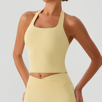 HERA FIT - Summer Yoga Bra Halter Sports Underwear Women Beauty Back High Strength Shock Absorption Outer Wear Fitness Vest