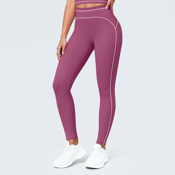 HERA FIT - Arrival Contrast Color Brushed Yoga Trousers Sexy High Waist Tight Trousers Outdoor Running Sports Workout Clothes for Women