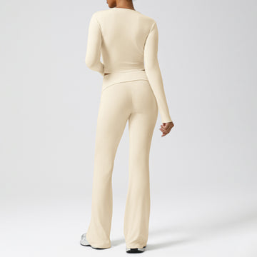 HERA FIT - Yoga / Long Sleeved /Running Workout Pants Sets