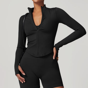 HERA FIT -  Zipper Yoga Jacket /Quick Drying/ Fitness Sports Top