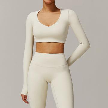 HERA FIT -  Quick Drying Yoga Long Sleeved  Sports Fitness T shirt