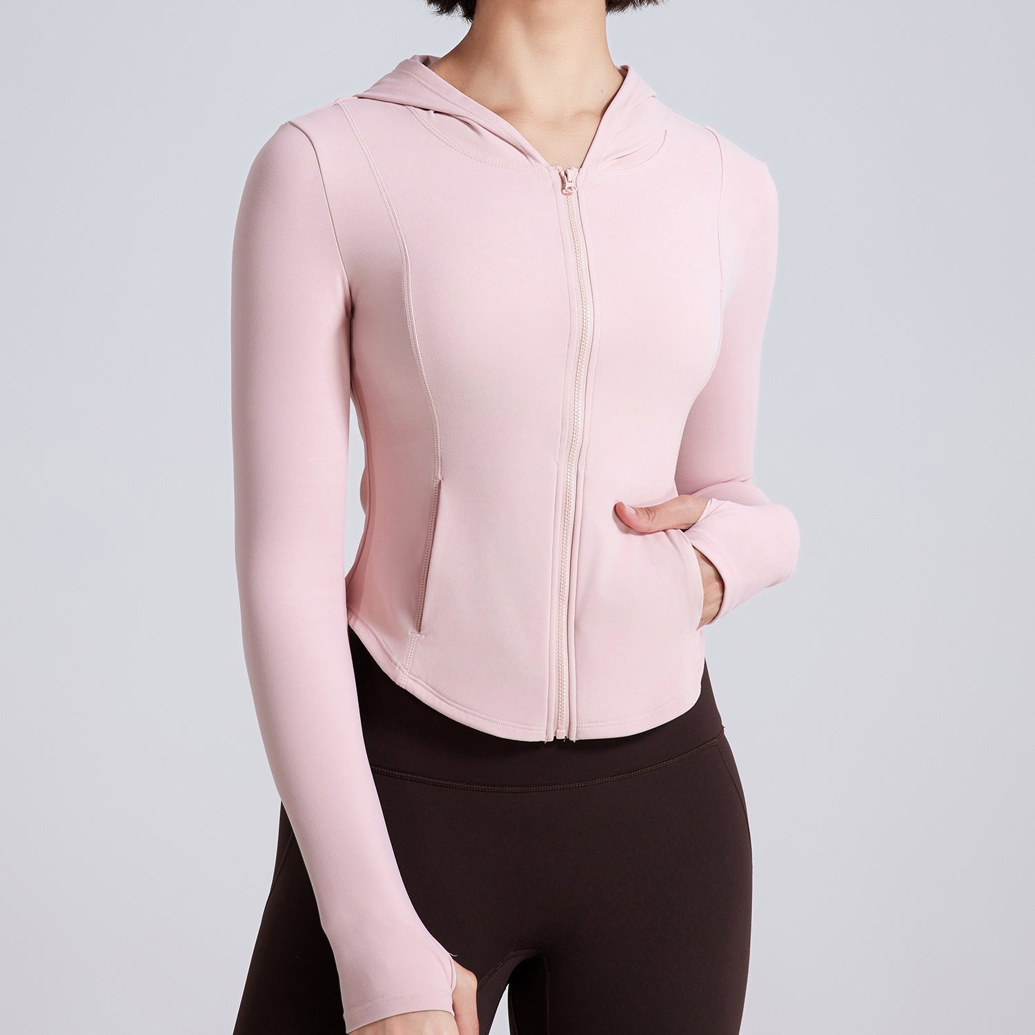 HeraFit-Double Sided Fitness Jacket / Slim Fit