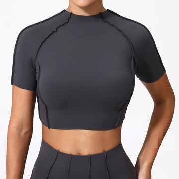 HERA FIT - Short Sleeve Top High Elastic /Sports Workout Clothes