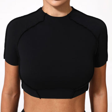 HERA FIT - Short Sleeve Top High Elastic /Sports Workout Clothes