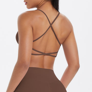 HERA FIT - Underwear Push up Cross Sexy Beauty Back Strap Yoga Bra Running Workout Vest Sports