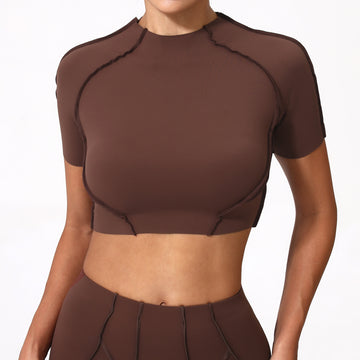 HERA FIT - Short Sleeve Top High Elastic /Sports Workout Clothes