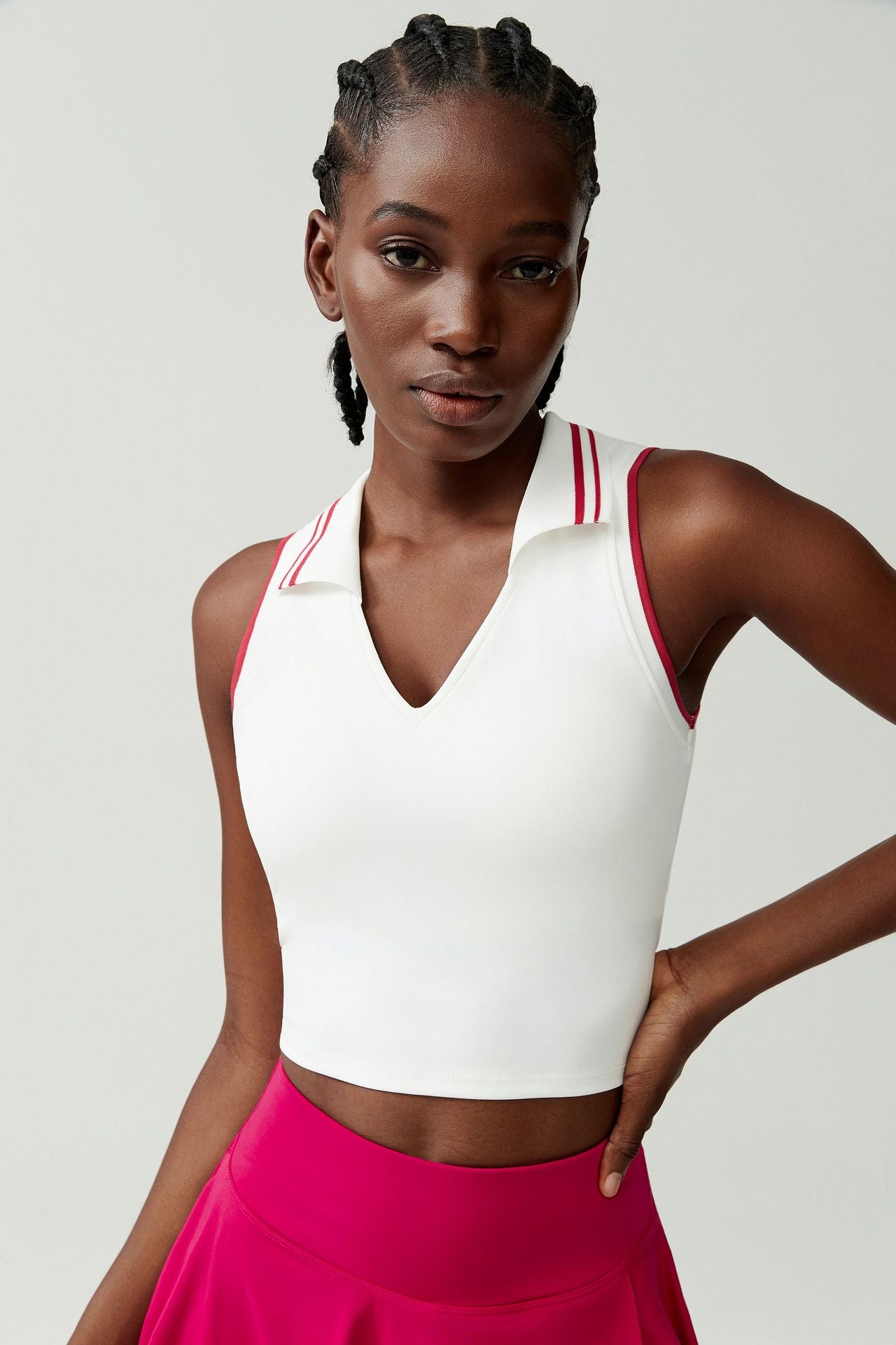 HERA FIT -  Tennis/Yoga/ Fitness/ Running Top /Quick Drying with Chest Pad