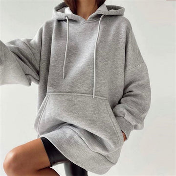 HERA FIT - Autumn /Winter Fleece/ Solid Color Hoodie for Women