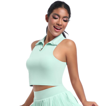 Hera Fit - Sports Vest/ Yoga /Tennis /Workout Top /Polo Shirt