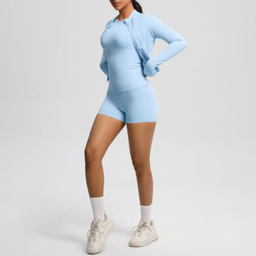 HERA FIT - Sports Casual Zip Coat / Three Piece  Sport Set