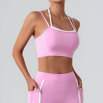 Hera Fit - Faux Two Piece Yoga Vest/ High Strength/ Fitness