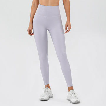 HERA FIT - Seamless Fit Yoga Pants Nude Feel High Waist Belly Contracting No Embarrassment Line Hip Lifting Fitness Sports Pants