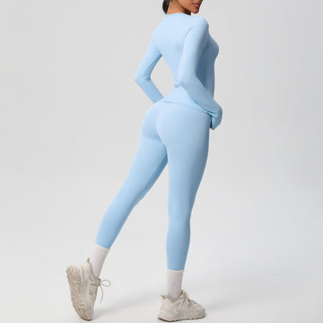 Quick Drying/ Nude Feel /Tight Long Sleeve/ Yoga/  Fitness Pants Sports Set