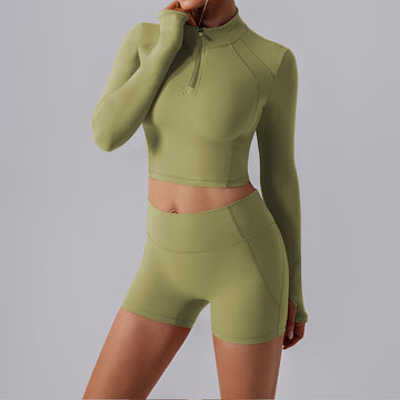 HERA FIT - Long Sleeve Quick Drying Slim Fit Thin Yoga Wear /Two Piece Sets