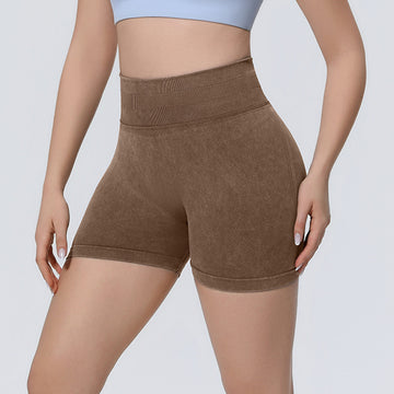 HERA FIT - Shorts High Waist Hip Lift Shorts Skinny Running Sports Fitness Yoga Pants Women