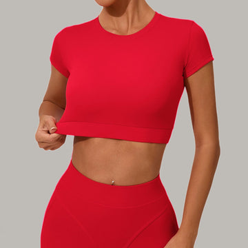 HeraFit  -  Workout Top/ Yoga Clothes Pilates Sports T shirt Short Sleeve