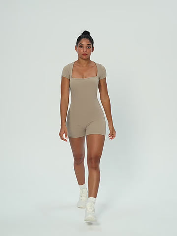 HERA FIT - Tight Quick Drying T shirt Yoga Clothes Women Training Dance Fitness Sports Yoga Jumpsuit Jumpsuit